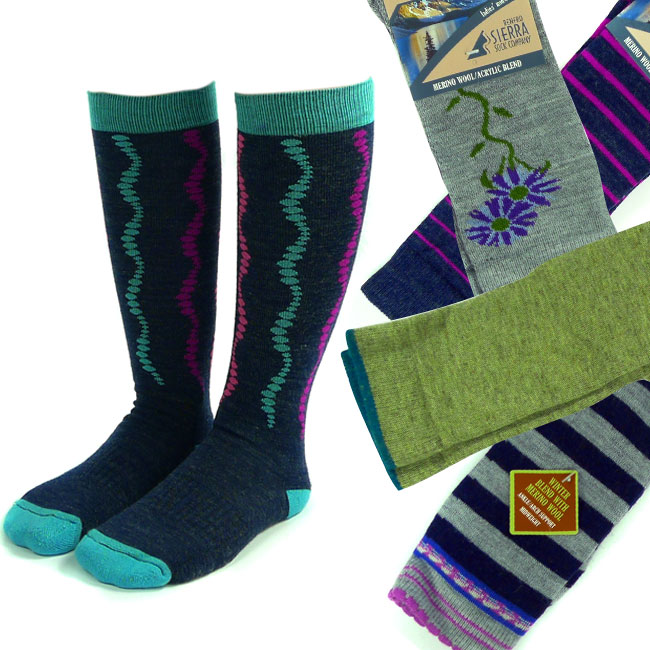 4 Pairs of Assorted Women's Merino Wool Socks - $11.99 SHIPS FREE by Jammin Butter