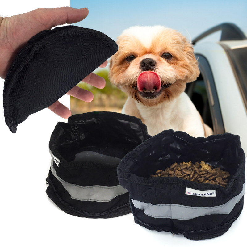 Highland On-The-Go Zip Up Pet Water / Food Bowl - $2.49 SHIPS FREE