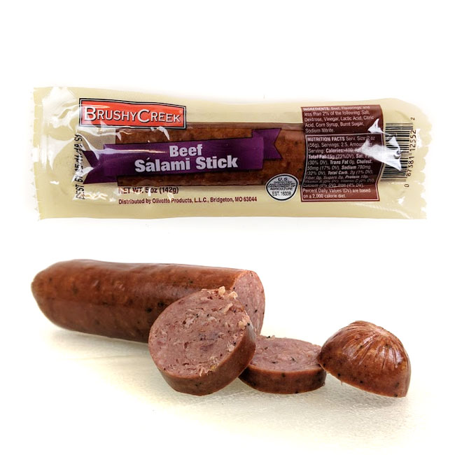 $24.99 (reg $54) 18 Pack of 5oz Salami Sticks by Brushy Creek