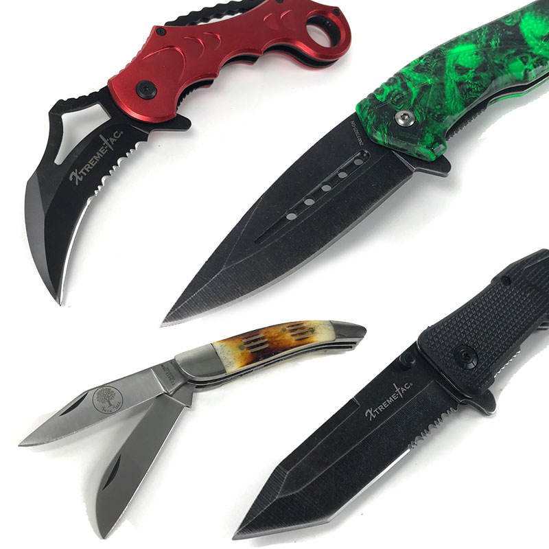 Set of 4 Folding Knives - A hi...