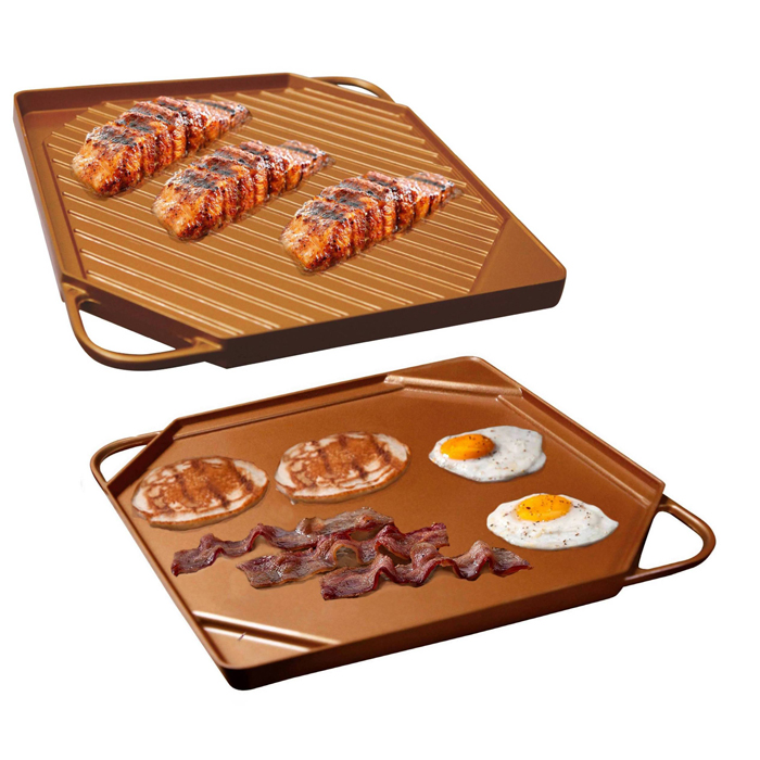 Double Sided Copper Griddle -.