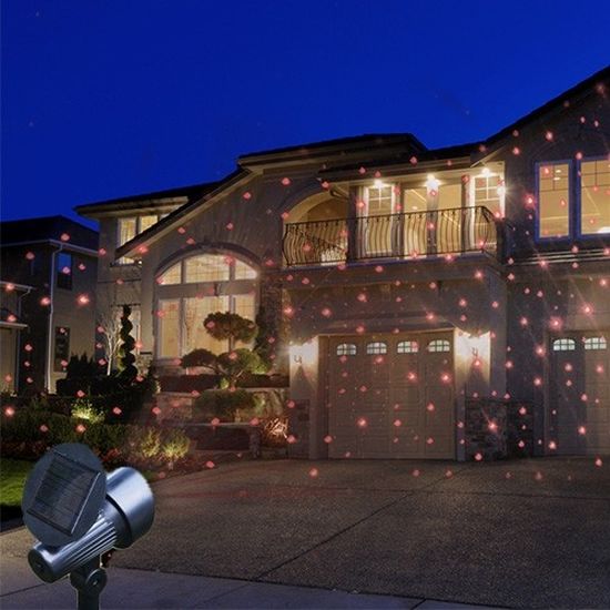 $14.99 (reg $40) Waterproof Solar Cordless Star Laser Lights Projector