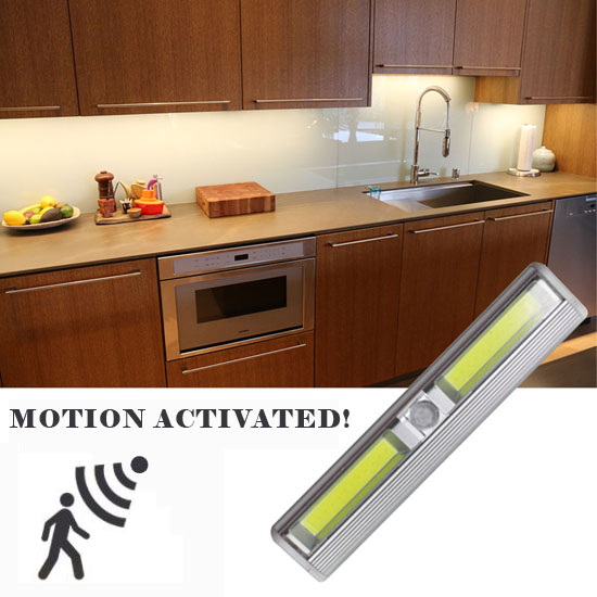 Wireless Instant Stick Up Motion Activated Cob Led Under Inside Wireless Instant Stick Up Motion Activated Cob Led Under Inside Cabinet Lighting Also Great To In Drawers For Light When You Open It