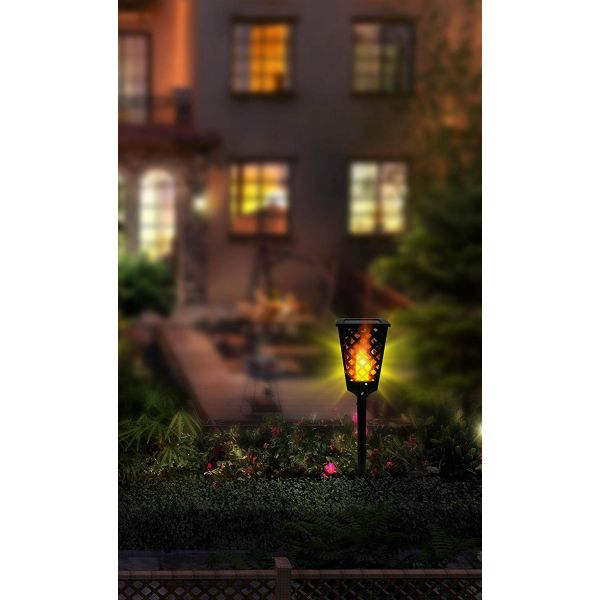 Dancing Flames Led Tiki Torch Solar Powered Waterproof Path Light Dancing Flames Led Tiki Torch Solar Powered Waterproof Path Light Flickers Like A Real Flame These Are 25 Each On With 5 Star Reviews