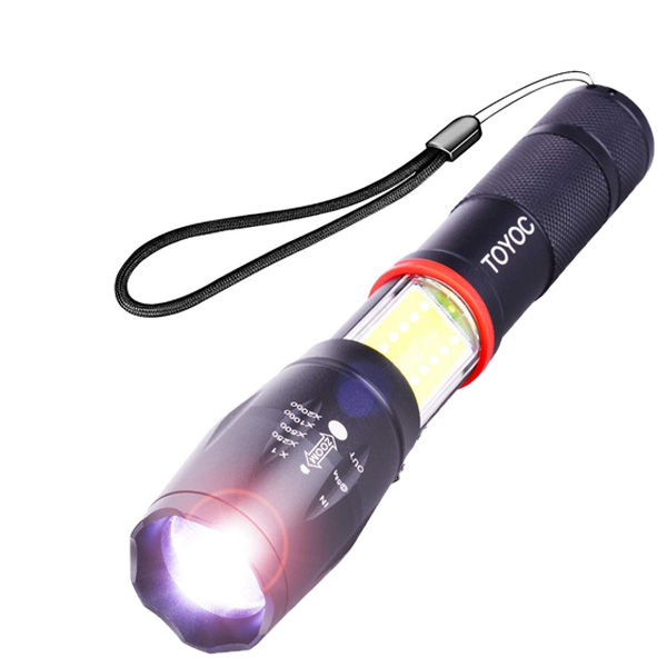 Ultra Bright 1,000 Lumen Tactical Magnetic All Weather Flashlight With Slide out Side Lantern Feature- Compares to the Tac Light Elite - ORDER 2 FOR ONLY $9.99 EACH! SHIPS FREE!